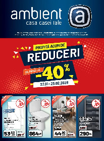 Ambient - Reduceri de pana la 40% | 27 Ianuarie - 25 Februarie