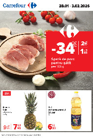 Carrefour - 40% reducere la confectii si incaltaminte TEX | 28 Ianuarie - 03 Februarie