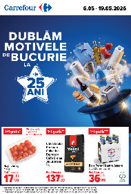 Carrefour - Dublam motivele de bucurie | 06 Mai - 19 Mai