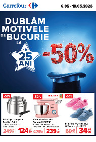 Carrefour - Pana la 50% reducere la produse NonFood | 06 Mai - 19 Mai