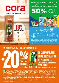 Cora - 20% reducere la gama de pateuri vrac | 19 Septembrie - 02 Octombrie