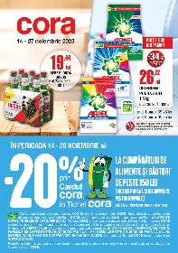 Cora - Oferte alimentare si nealimentare | 14 Noiembrie - 27 Noiembrie