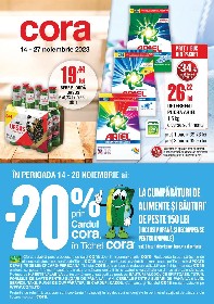 Cora - Oferte alimentare si nealimentare | 14 Noiembrie - 27 Noiembrie