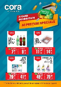 Cora - Oferte prin card | 13 Martie - 19 Martie