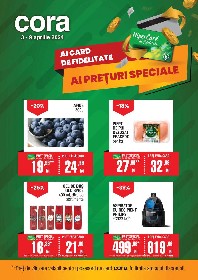 Cora - Oferte prin card | 03 Aprilie - 09 Aprilie