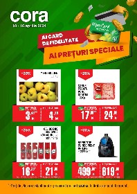 Cora - Oferte prin card | 10 Aprilie - 16 Aprilie