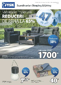 JYSK - Sarbatorim impreuna cu reduceri de pana la 65% | 25 Martie - 23 Aprilie