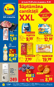 Lidl - Saptamana cantitatii XXL | 05 Ianuarie - 11 Ianuarie