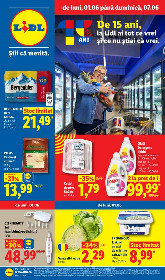 Lidl - 15 ani de Lidl | 01 Iunie - 07 Iunie