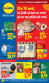 Lidl - Reduceri aniversare | 03 August - 09 August