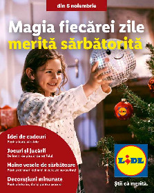 Lidl - Decoratiuni si Jucarii | 06 Noiembrie - 06 Decembrie
