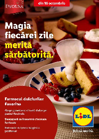 Lidl - Farmecul dulciurilor Favorina | 16 Octombrie - 30 Noiembrie