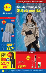 Lidl - Stil de vreme rece | 13 Octombrie - 19 Octombrie