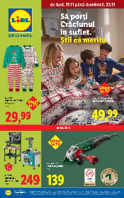 Lidl - Sa inceapa cursa cadourilor | 17 Noiembrie - 23 Noiembrie