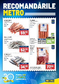 Metro - Recomandari | 30 Septembrie - 05 Octombrie