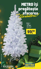 Metro - Decoratiuni Craciun | 18 Noiembrie - 31 Decembrie