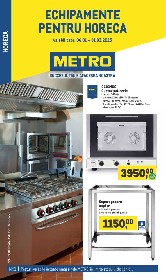 Metro - Echipamente pentru HORECA | 06 Ianuarie - 31 Martie