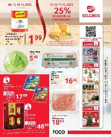 Selgros - Food | 08 Decembrie - 31 Decembrie