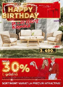 XXXLutz - 4 ani de XXXLutz in Romania | 31 Martie - 27 Aprilie