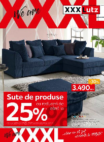 XXXLutz - Sute de produse cu reduceri de pana la 25% | 06 Octombrie - 02 Noiembrie