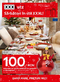 XXXLutz - Sarbatori in stil XXXL | 01 Decembrie - 30 Decembrie