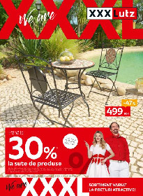 XXXLutz - Pana la 30% reducere la sute de produse | 07 Septembrie - 04 Octombrie